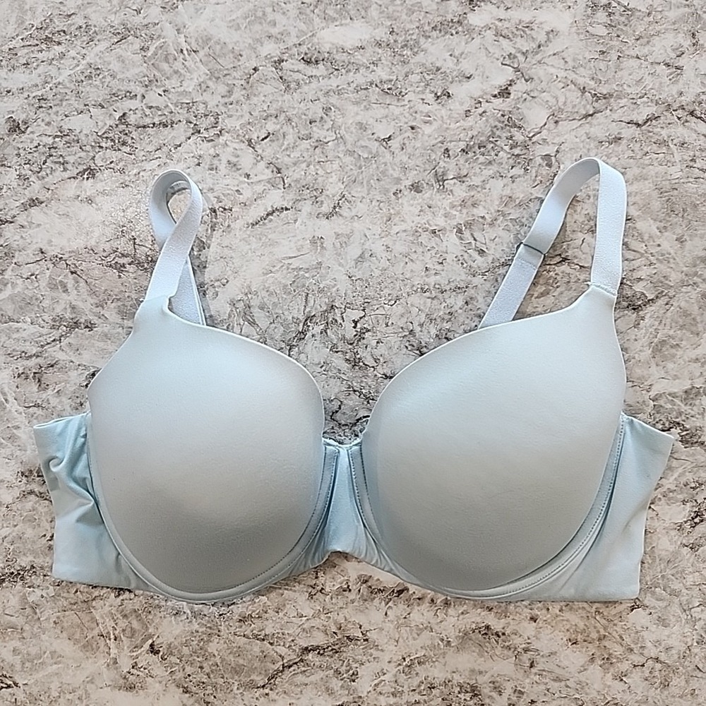 Aerie Bra 38Dd Light Blue Padded‎ Underwire Adjustable Clasp Back